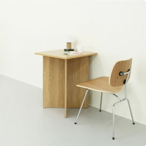 우드레이 홈카페 사각 식탁 600 (의자별도)_이미지