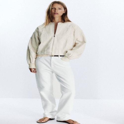 자라 국내 여성 자수 점퍼 367635