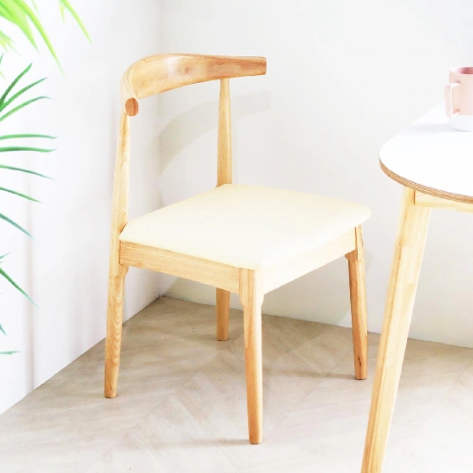 일루일루 포포 쿠션 스퀘어 HPL 라미네이트 원목 식탁 1200 (의자4개)_이미지