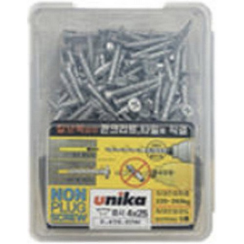 유니카 논프라피스 접시머리 F-445-SDN (100pcs)_이미지