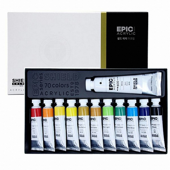 쉴드 에픽 아크릴물감 20ml (12색)_이미지