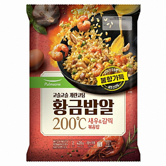 풀무원 황금밥알 새우 & 갈릭 볶음밥 420g [1개]