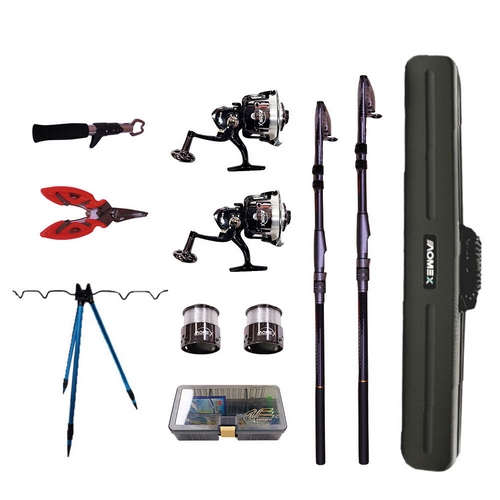 아오맥스 멀티 트윈 카본 원투 낚시 15종 세트