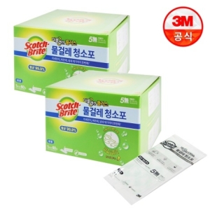 대형 대용량 물걸레 더블액션 청소포 60매 2개