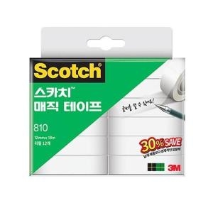 3M 스카치 810R-12 12X18M 세이빙 팩