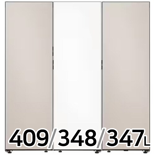 삼성전자 비스포크 키친핏 새틴 RR40C7905AP + RZ34C7805AP + RQ34C7915AP (베이지+화이트)_이미지