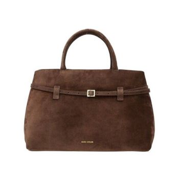 마누아틀리에 르 깜봉 35 딥 브라운 스웨이드 토트백 154238380