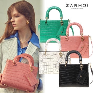 잘모이 여성 다이애나 리얼 크로커다일 토트백_LTZ-5211