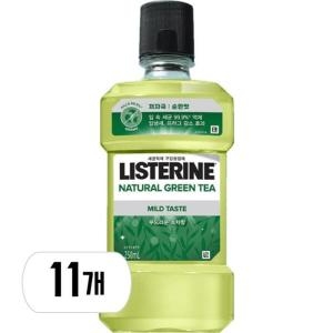 리스테린 내추럴 그린티 250ml (11개)_이미지