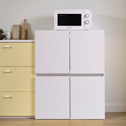 [불명] 굿즈가구 레미아 2단 도어 수납장 800_이미지