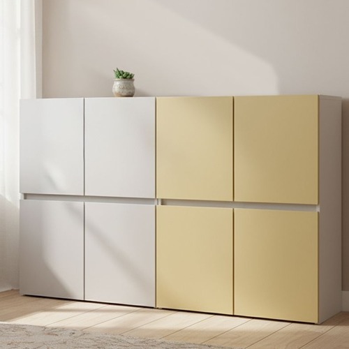 [불명] 굿즈가구 레미아 2단 도어 수납장 800_이미지