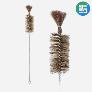 월드크린 돈모 원형 병솔 50파이 병솔 세척 솔 배관 하수구 구멍 청소 솔 브러쉬