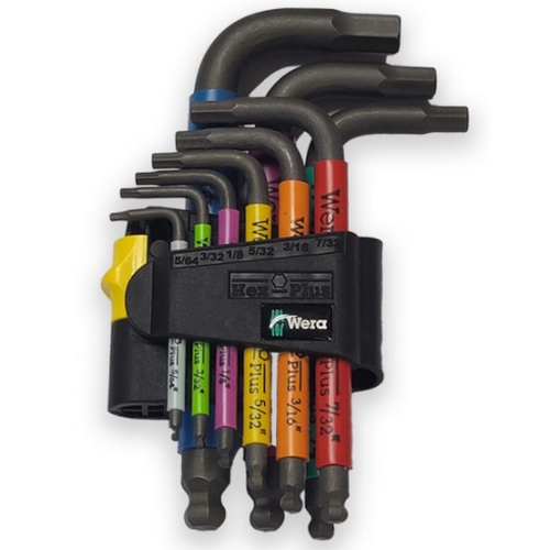 멀티컬러 임페리얼 3 볼렌치 인치 세트 950/9 HEX PLUS (9pcs)