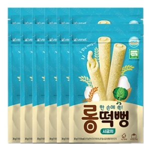 아이배냇 롱떡뻥 시금치 30g (12개)_이미지