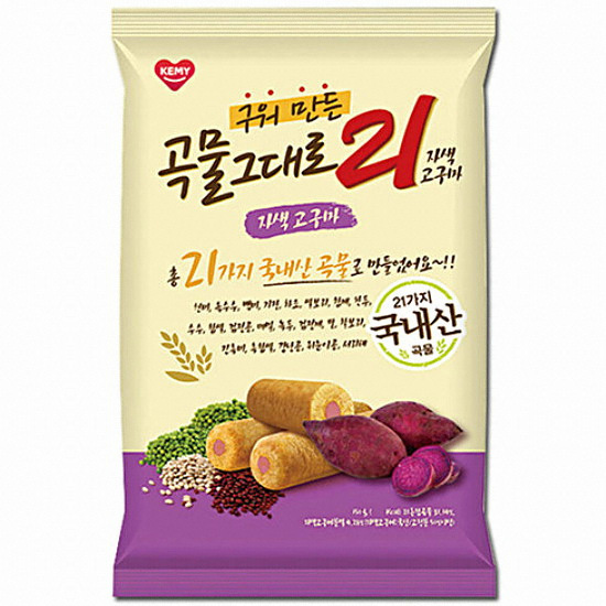 개미식품 구워만든 곡물 그대로 21 자색 고구마 150g (1개)_이미지