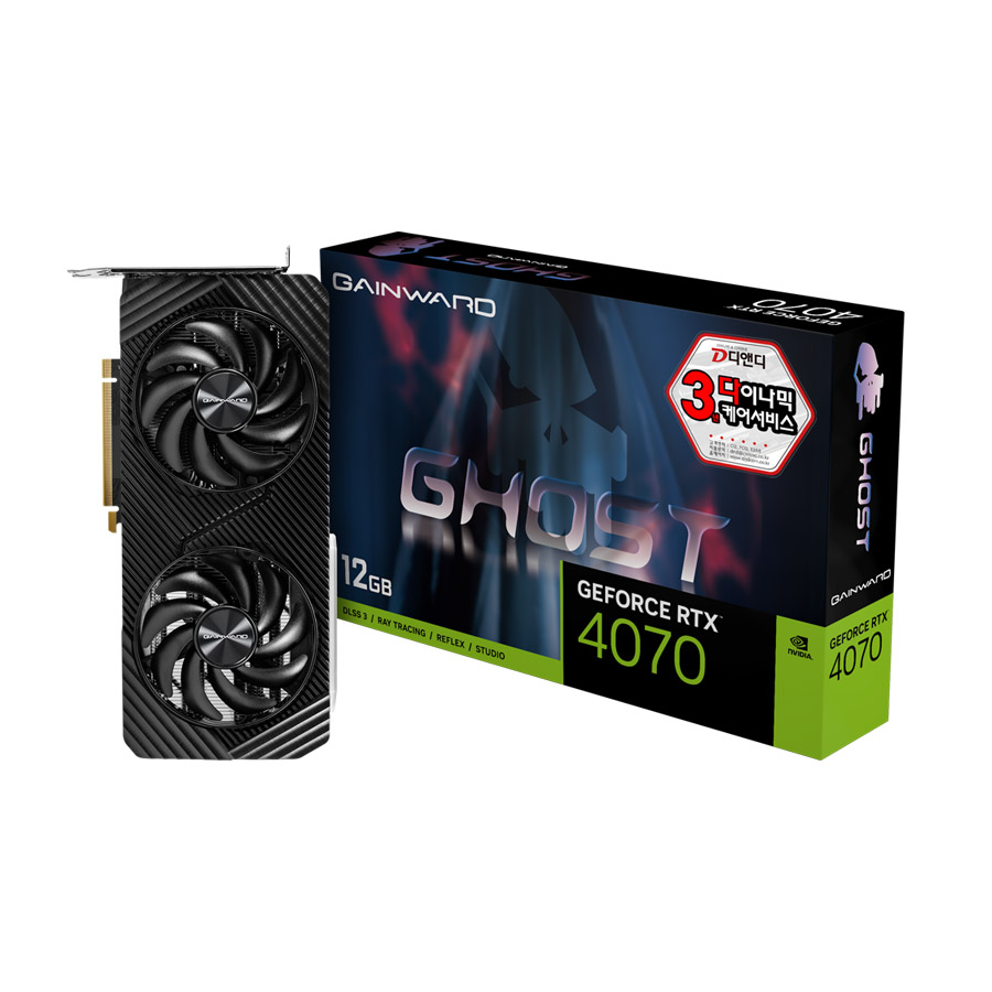 GAINWARD 지포스 RTX 4070 고스트 D6X 12GB