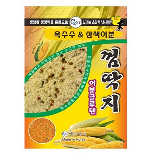 에코레져 껌딱지 어분글루텐 옥수수&삼색어분_이미지