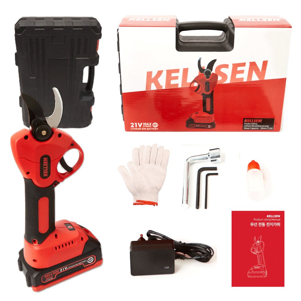 충전 전동 전지가위