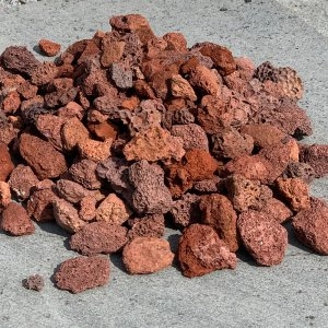 [불명] 자갈 화산사 홍색 10키로 화산석 분갈이흙 화분 조경