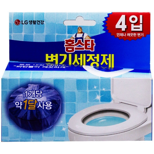 홈스타 변기세정제 40g 4개입이미지입니다. 누르면 해당 게시물로 새창이동합니다.