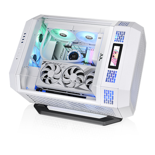 써멀테이크 The Tower 600 스탠드 키트 (스노우)_이미지