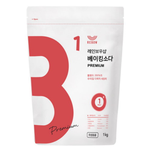 레인보우샵 베이킹소다 프리미엄 1kg (2개)_이미지