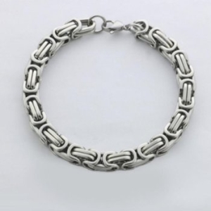 써지컬스틸 팔찌 막시무스 체인 튼튼한 예쁜 7mm WFJ0XI0_이미지