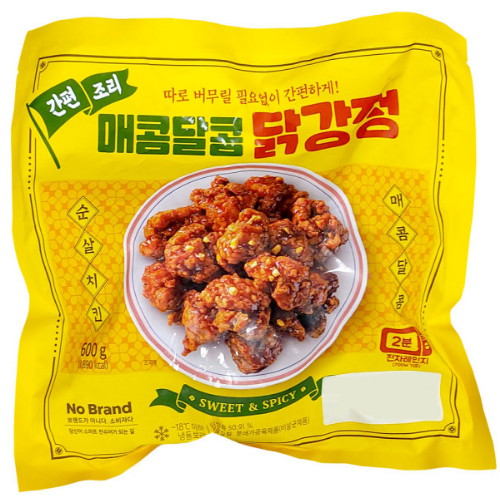 이마트 노브랜드 매콤달콤 닭강정 600g이미지입니다. 누르면 해당 게시물로 새창이동합니다.