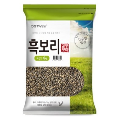 건강한밥상 국산 흑보리쌀 (4kg,5개)_이미지