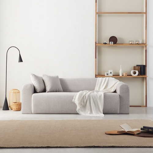 히트가구 GZ6180 워터프루프 이지클린 패브릭 소파 3인용_이미지