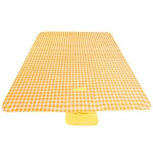 모모 레트로 접이식 휴대용 손잡이 피크닉 돗자리 (L(200x200))