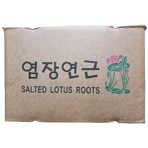 유성 중 사이즈 염장 연근채 16Kg 이강산닷컴