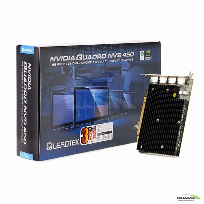 NVIDIA 쿼드로 NVS 300 512MB PCI-E x16 ABKO_이미지