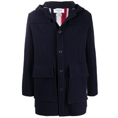 톰브라운 백스트라이프 후드 코트 MKJ070A Y1019