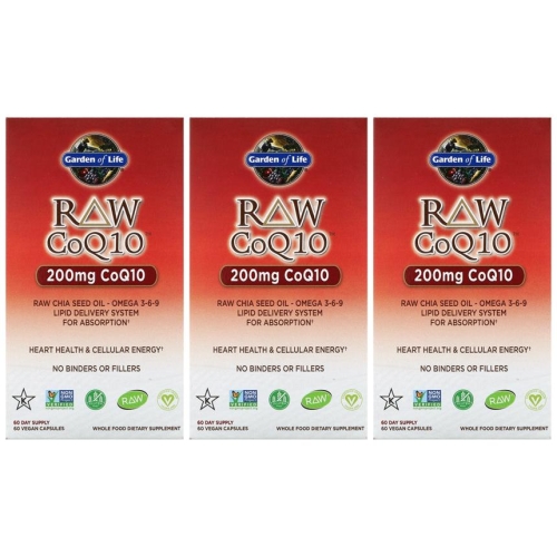 가든오브라이프 비타민코드 RAW CoQ10 60캡슐 (3개)_이미지