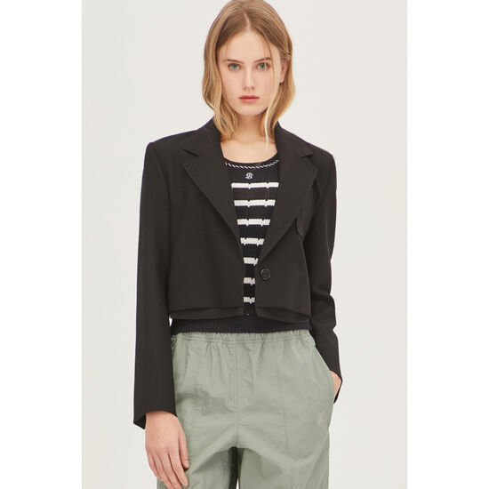 시슬리 레이어드 크롭 자켓 SAJK10311_이미지