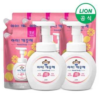 <b>아이</b><b>깨끗해</b> 그린티 폼 핸드솝 250ml+<b>리필</b> 200ml