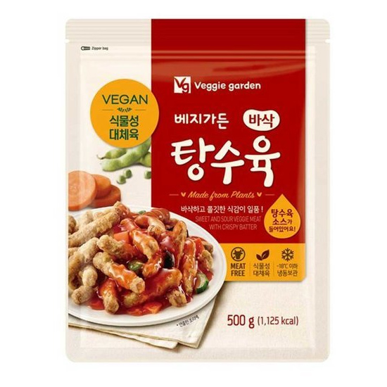 베지가든 바삭 탕수육 500g (1개)_이미지