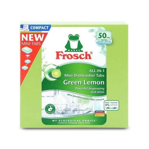 프로쉬 식기세척기세제 미니 그린레몬 50개입 (4개)_이미지