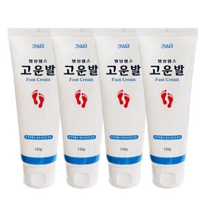 웰빙헬스 웰빙 헬스 고운발 풋 크림 튜브형 120ml (4개)_이미지