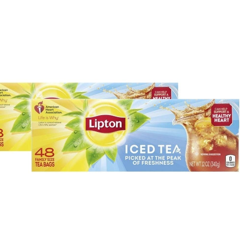 유니레버 립톤 Lipton 립톤 아이스티 Iced Tea 340g 48티백 2개_이미지