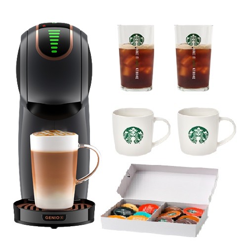 네스카페 돌체구스토 지니오S 쉐어 패키지 + 스타벅스 굿즈 (블랙)