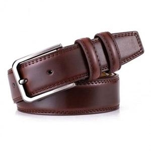 위트맨 핀버클 데일리 벨트 커피 가죽 클래식 남자-WFH5ARN_이미지