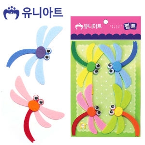 유니아트 펠트 잠자리A 4cps/100x75mm P0000CNG
