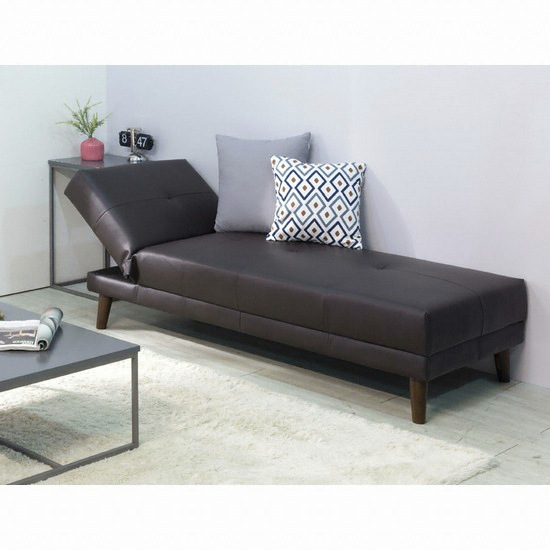 클로이 B형 가죽 소파베드 1인용