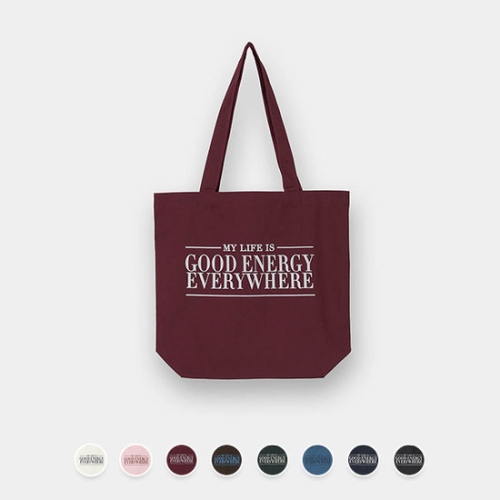 지오다노 남여 공용 그래픽 프린트 레터링 코튼 면 에코백 445901