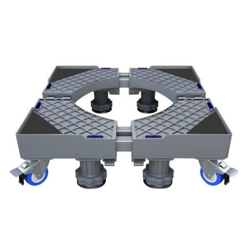 세탁기 더블 프레임 받침대 4발 4바퀴