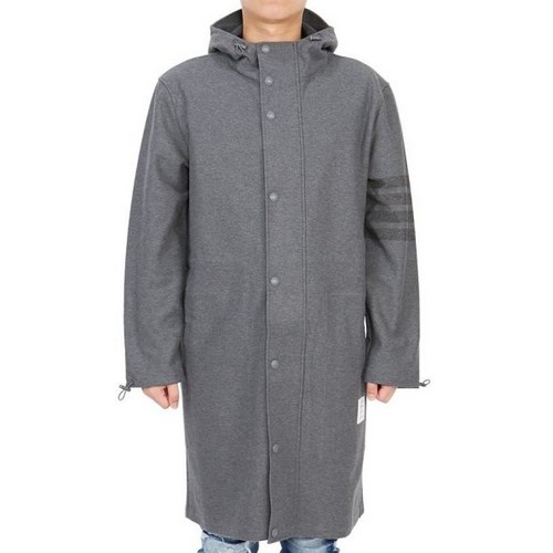 톰브라운 더블페이스 롱 후드 파카 MJT284A 06772 (035, 그레이)_이미지