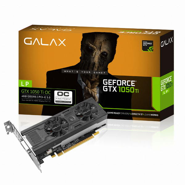 ������ GALAX GTX1050 Ti OC D5 4GB LP