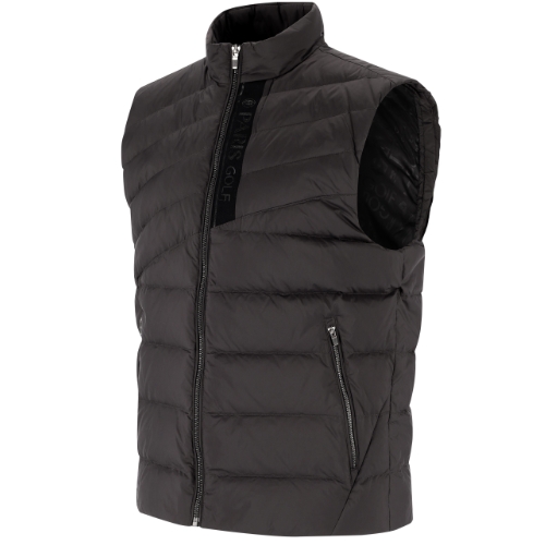 엘르골프 사선 퀄팅 믹스 경량 다운 베스트 6J71451_이미지